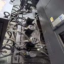 []韩国原装威亚HS5000/50双工位卧式加工中心，正T结构线.